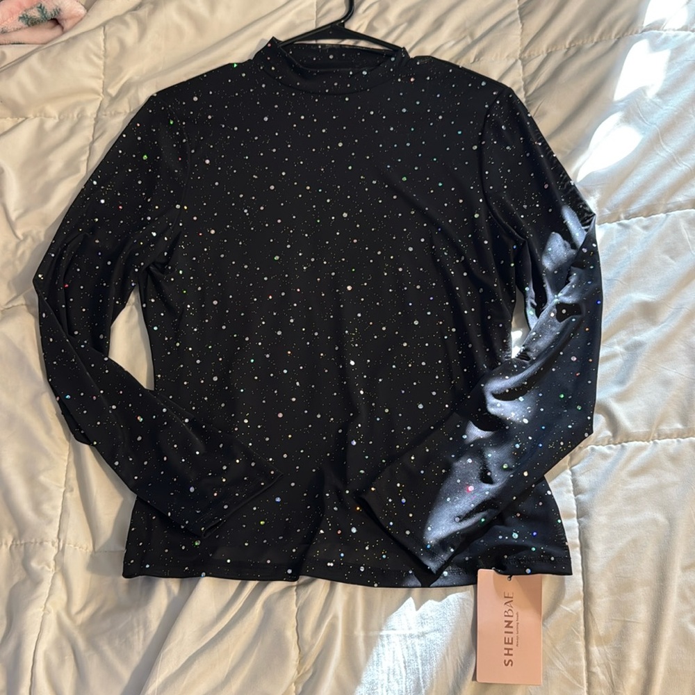 Shein mesh long sleeve